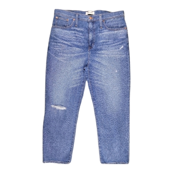 NWT MADEWELL Classic High Rise Ripped Jeans - Picture 2 of 9